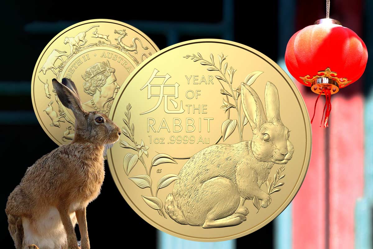 Lunar II (RAM) Gold – Year of the Rabbit 2023: Jetzt als Brilliant Uncirculated vergleichen!