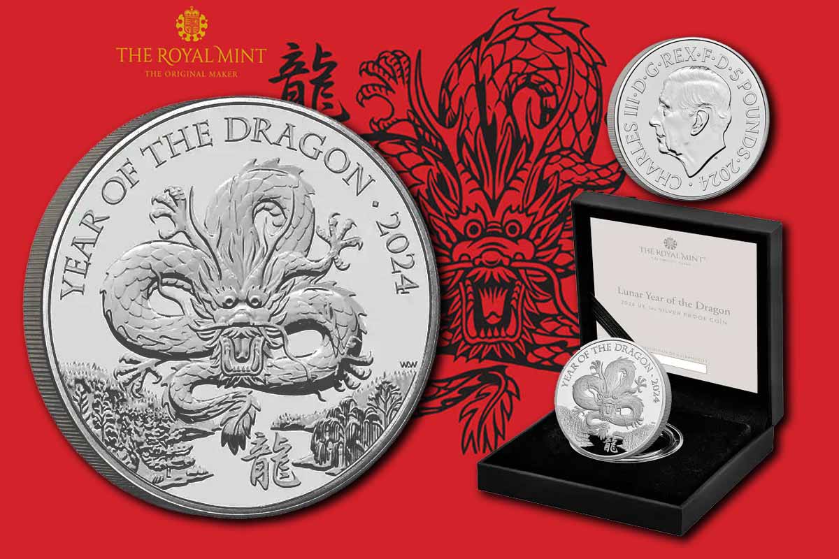 Lunar Serie UK – Jetzt im Preisvergleich: Year of The Dragon 2024 Silber