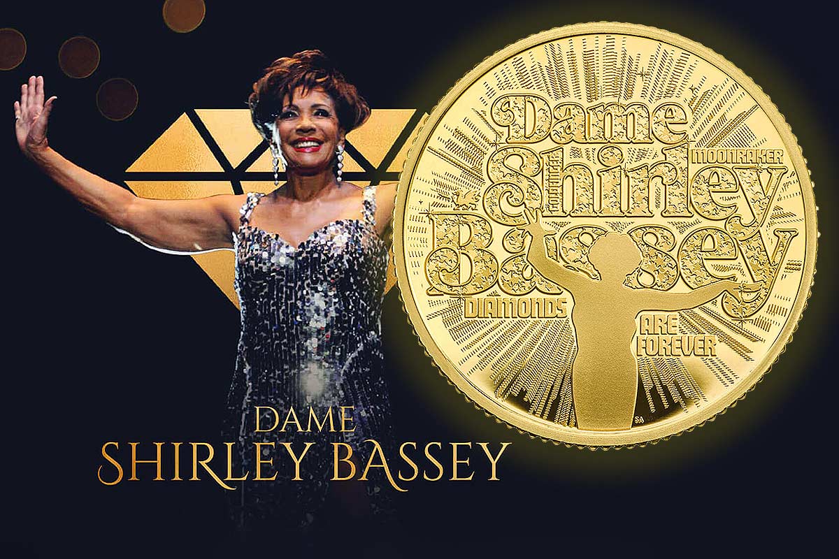 Shirley Bassey jetzt auf der 2023 Music Legends in Gold 2023!
