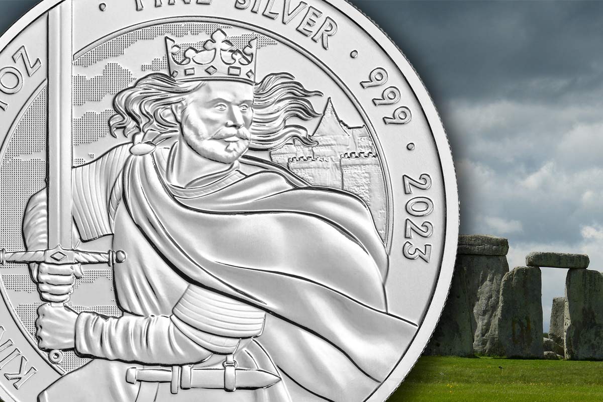 Myths and Legends - King Arthur 2023 Silber: 1. Ausgabe der neuen 3 Coin Collection!