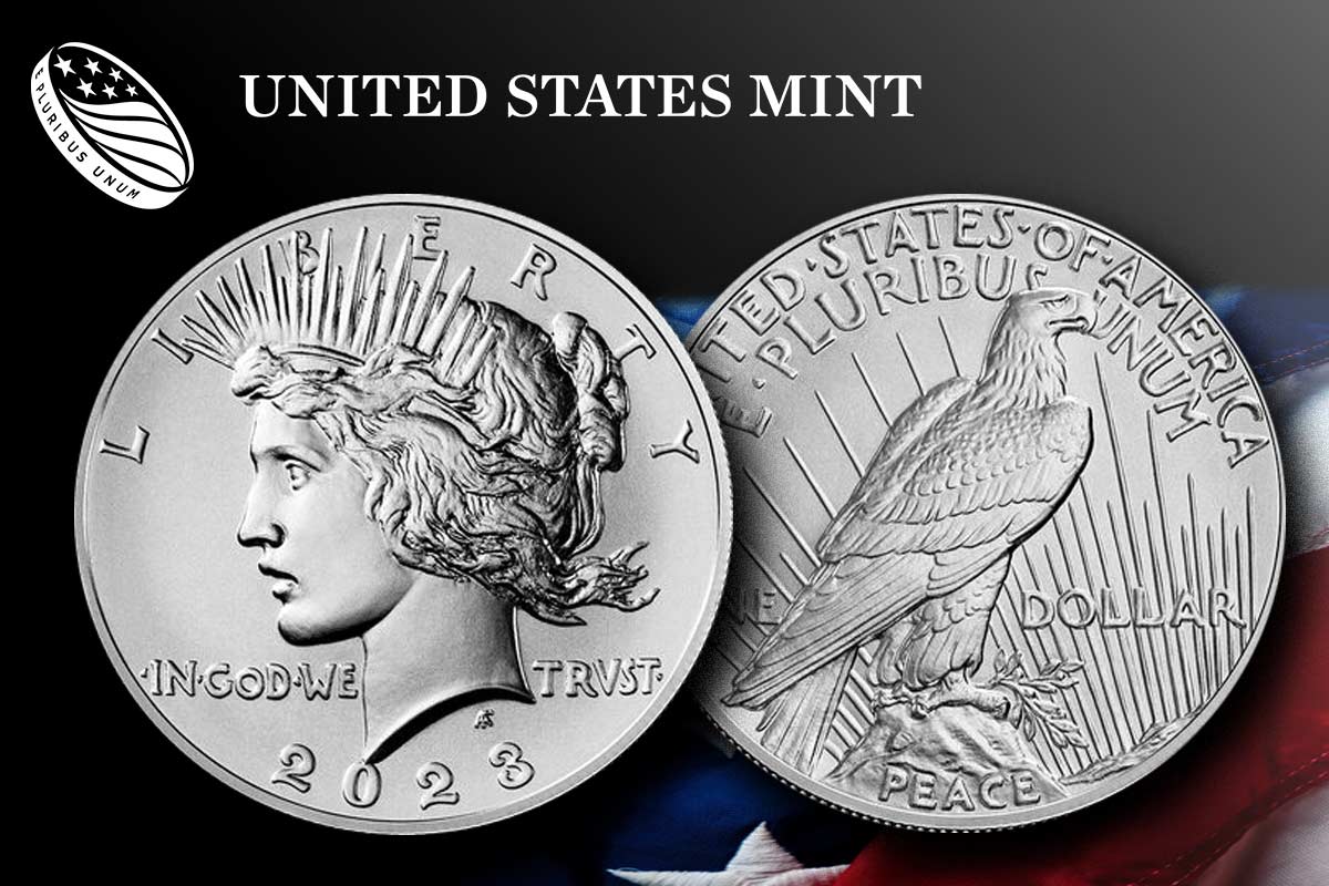 Peace Dollar 2023 der US Mint: Hier Sammlerausgabe in Uncirculated vergleichen!