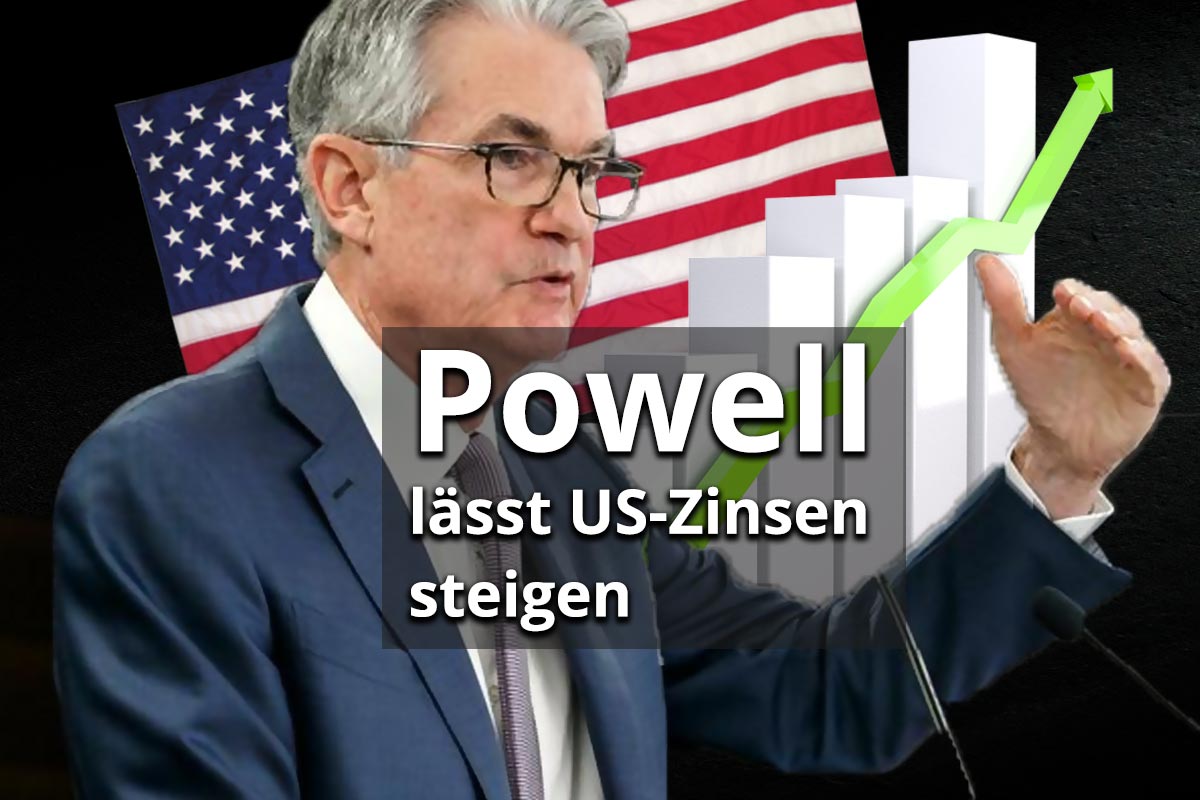Powell-Rede lässt US-Zinsen nach oben schnellen