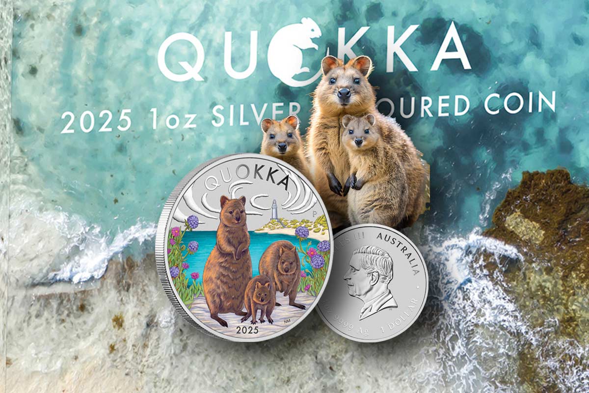 Niedliches Quokka Silber 2025: Jetzt neu in Proof Coloriert!
