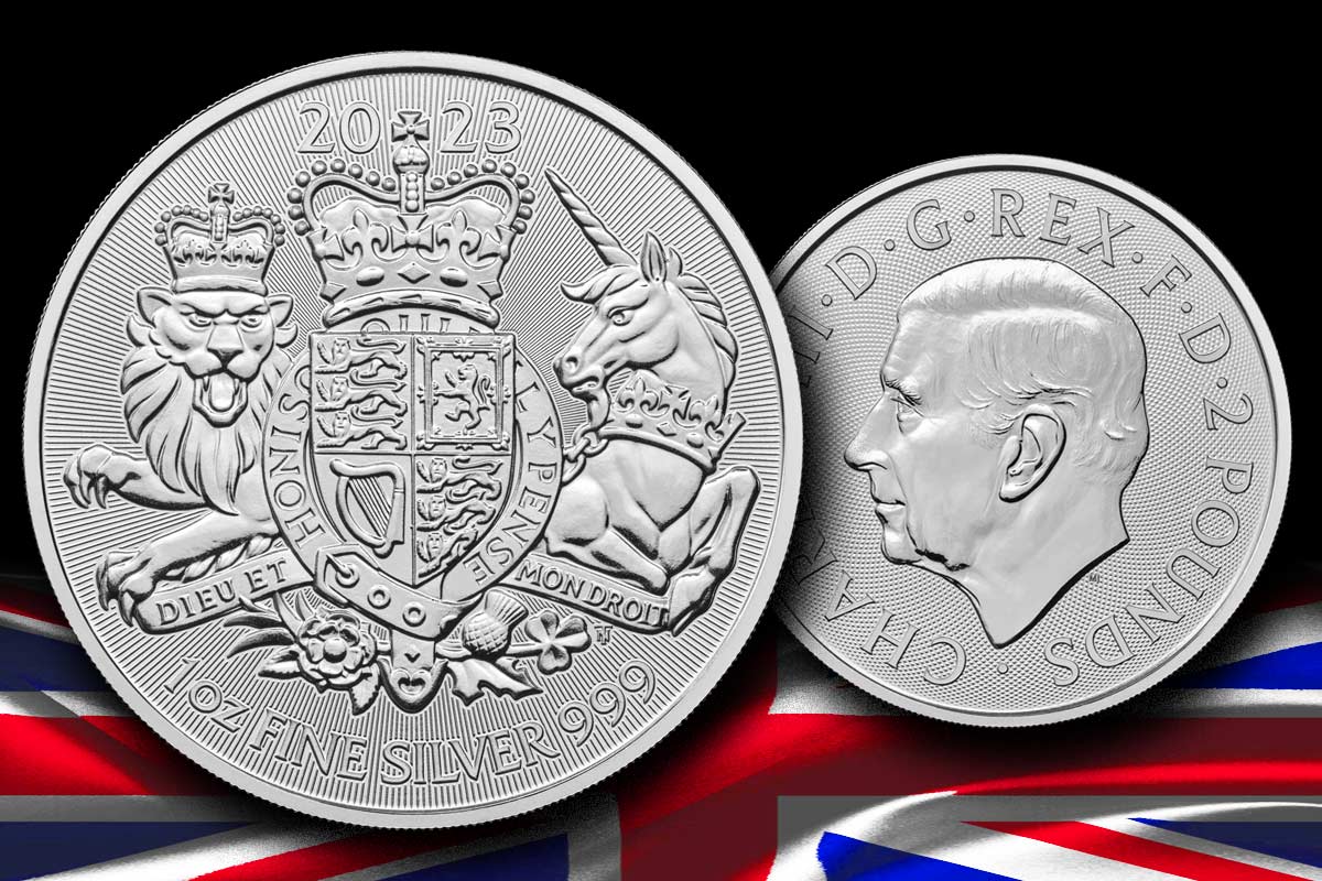 Royal Arms UK in Silber – jetzt Jahrgang 2023 vergleichen!
