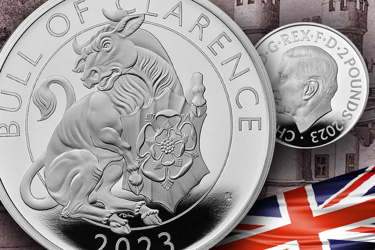 Royal Tudor Beasts Silber  - Bull of Clarence 2023 Proof: Hier vergleichen!