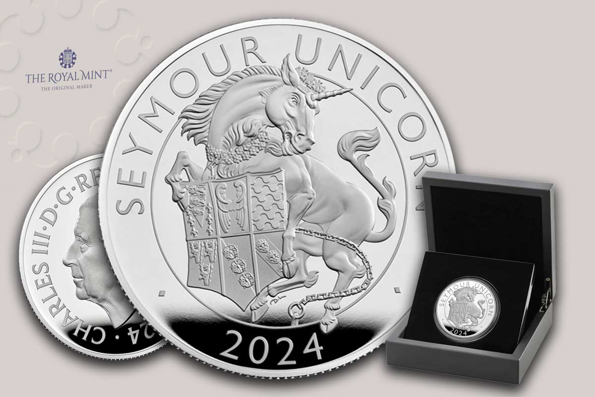 Royal Tudor Beasts Silber – Seymour Unicorn 2024: Jetzt neu!
