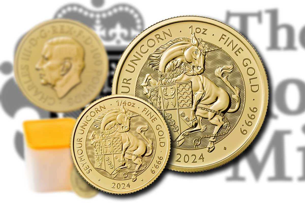 The Seymor Unicorn Gold 2024 – Neue Ausgabe der Royal Tudor Beasts