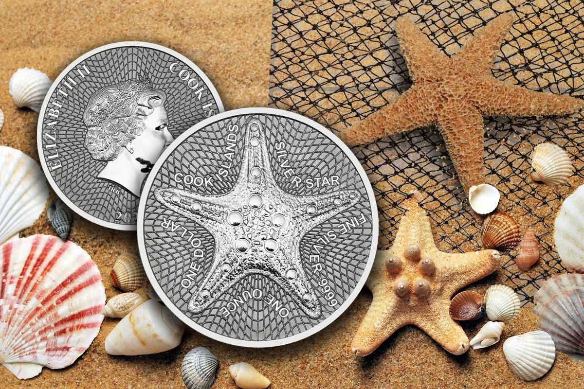 Silver Star 2023: Neuer Jahrgang der Silbermünze mit Seestern!