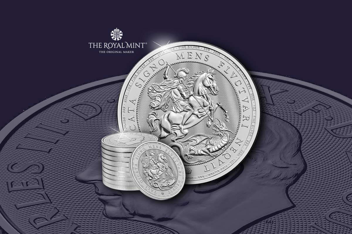Neu aus UK: St. George and the Dragon Silber Bullion 2026!