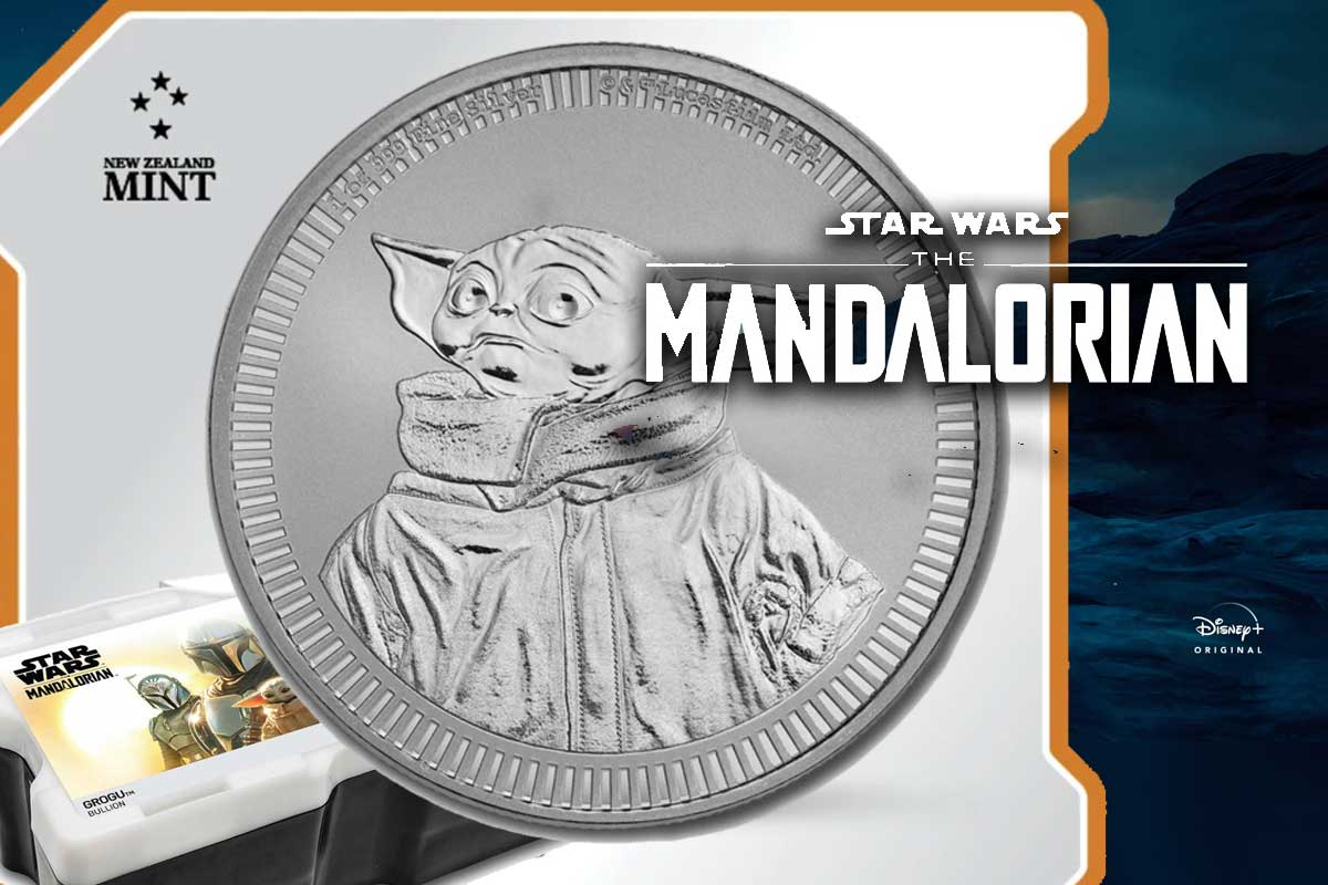 Star Wars Silber – Grogu: Hier Münze mit „Baby Yoda“ anschauen!