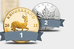 Gold anlegen: Beliebteste Münzen und Barren