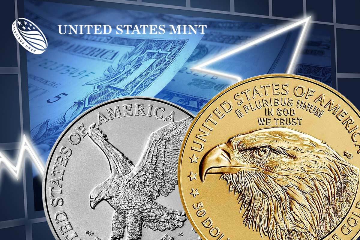 US Mint: Silbermünzen gefragter als Goldmünzen