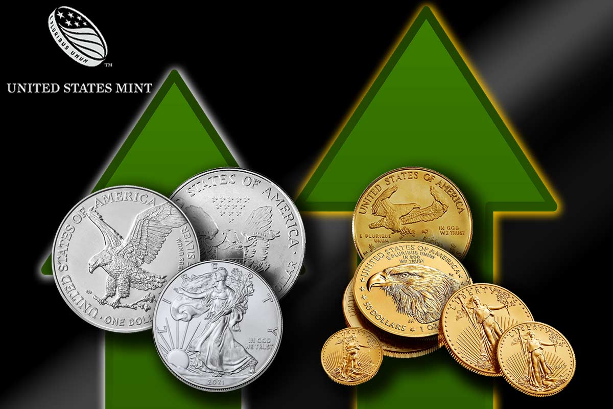 US Mint – Starkes Absatzplus bei American Eagles in Gold und Silber