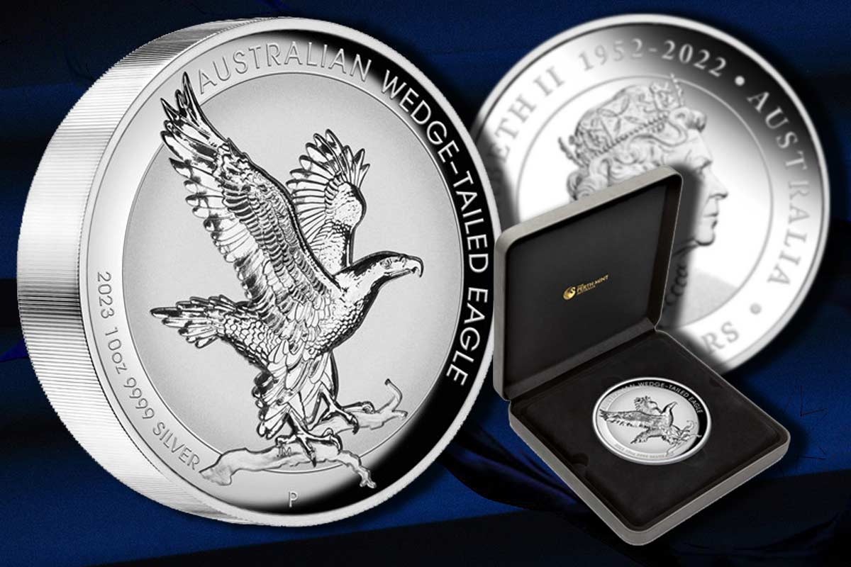 Wedge-Tailed Eagle 2023 – 10 oz Silber Incused: Neu im Preisvergleich!