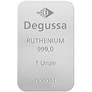 Rutheniumbarren 1oz
