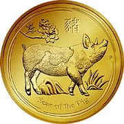Lunar II Goldmünze