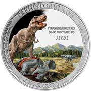 Prehistoric Life Silbermünze