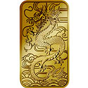 Dragon Rectangle Goldmünze