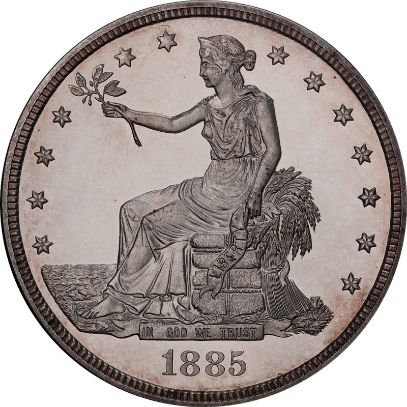 Proof Trade Dollar1885
