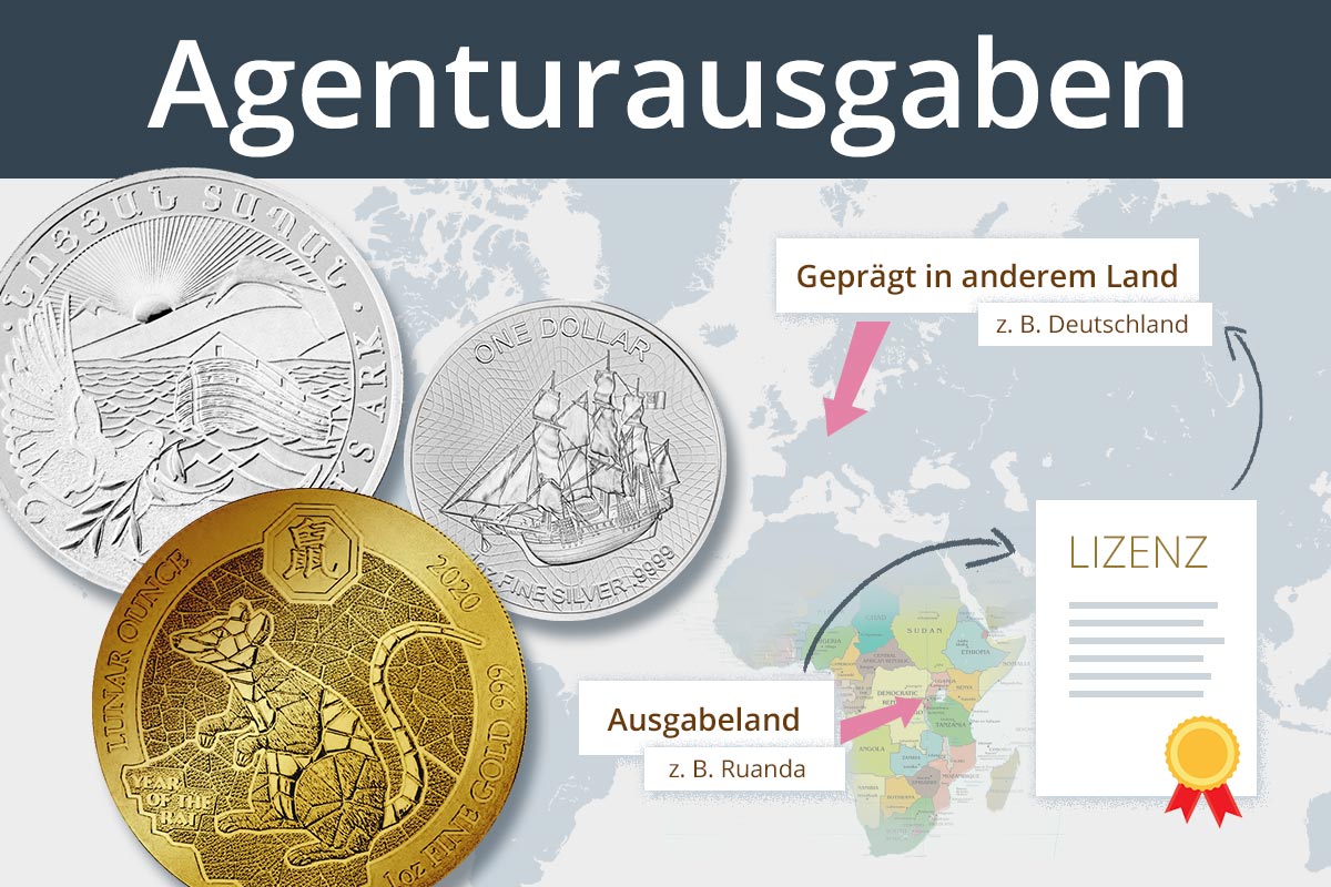Agenturausgaben / Agenturmünzen