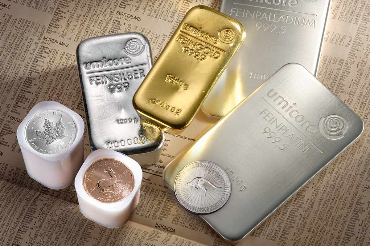 Bullionware: Bullionmünzen und Barren