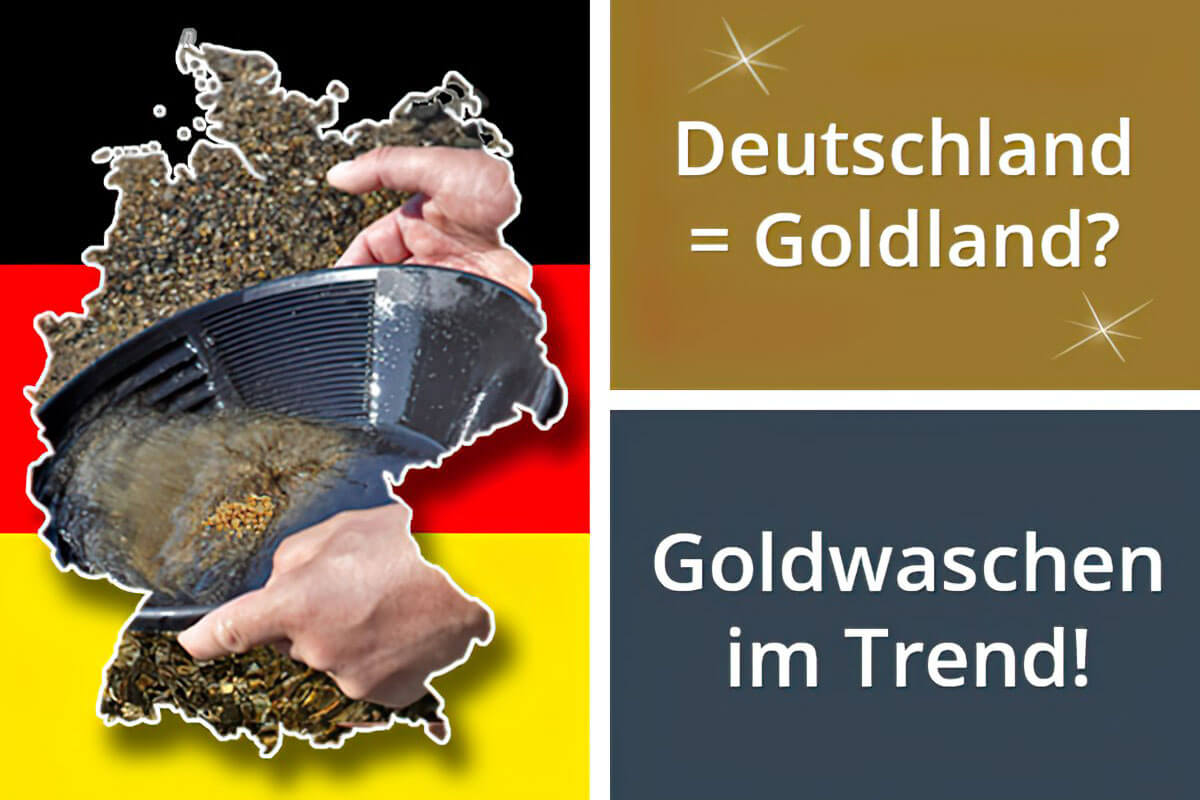 Goldwaschen in Deutschland