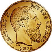 Belgien Francs Goldmünze
