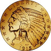 Indian Head Goldmünze