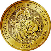 Royal Tudor Beasts Goldmünzen