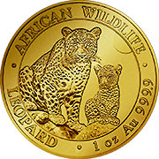 Somalia Leopard Goldmünze