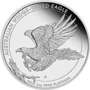 Wedge-Tailed Eagle Platinmünze