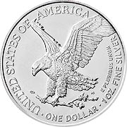 American Eagle Silbermünze
