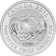 Bison Kanada Silbermünze