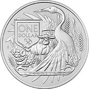 Coat of Arms Australien Silbermünze