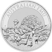 Emu Silbermünzen