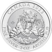 Ice Age Kanada Silbermünzen
