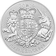 Royal Arms Silbermünze