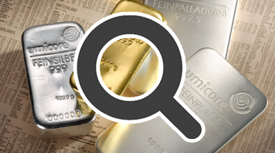 Edelmetalle suchen