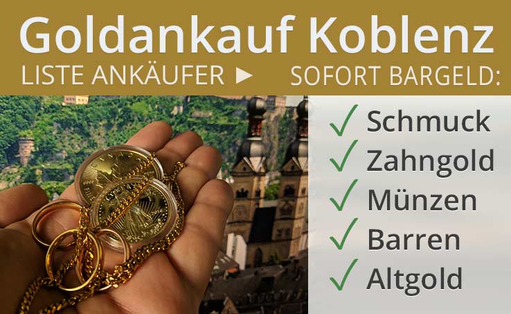 Goldhändler in Koblenz
