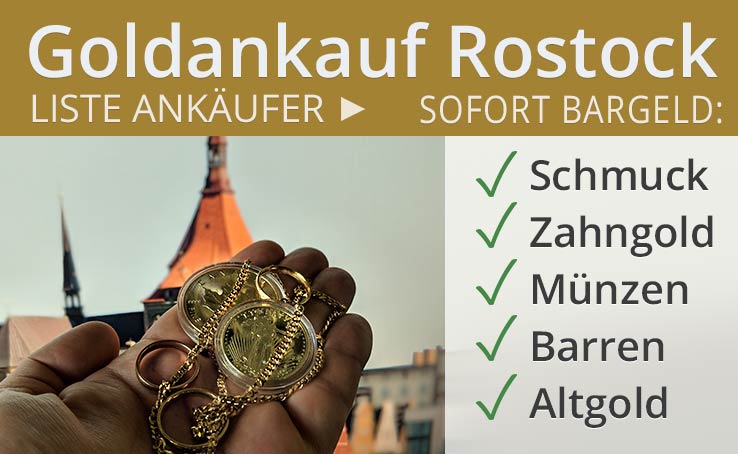 Goldhändler in Rostock