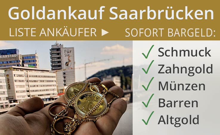 Goldhändler in Saarbrücken