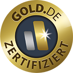 Siegel GOLD.DE Zertifiziert