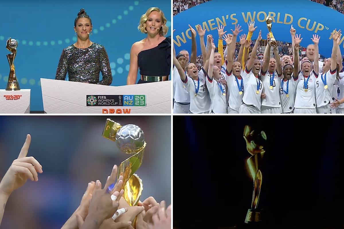 Frauenfußball: WM-Pokal und Gold-Wert