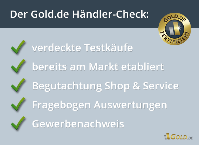GOLD.DE Gütesiegel