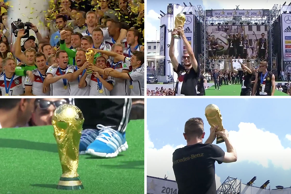Fußball WM-Pokal Goldgehalt, Wert, Fakten!