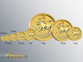 Lunar Goldmünzen