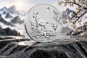 Lunar III Silber der Perth Mint: Neues Motiv Ziege 2027 ist da!