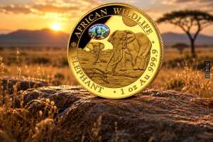 Jetzt neu - Somalia Elefant Gold 2026 - ANA Pittsburgh sammeln!