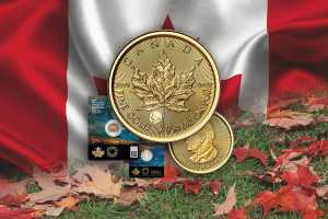 Treasured Gold Maple Leaf 2026 – Wolf Privy Mark – Bullionmünze aus Kanada!