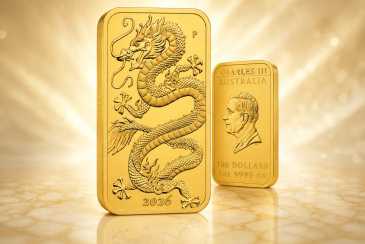 Dragon Rectangle Gold jetzt 2026 von der Perth Mint